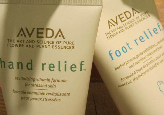Aveda Body Care: Hand Relief. Foot Relief.
